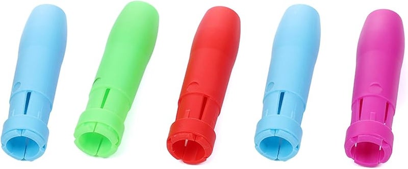 5Pcs Colorful Adjustable Chalk Holder Pen For Whiteboard Glass School Office Use - Image 1
